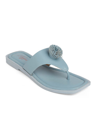 Stella Turquoise Flats