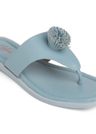 Stella Turquoise Flats