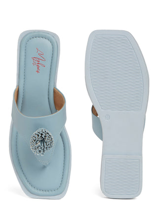 Stella Turquoise Flats