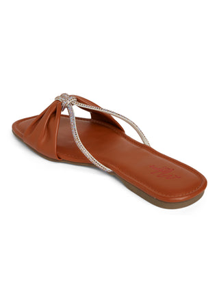 Sage Tan Flats