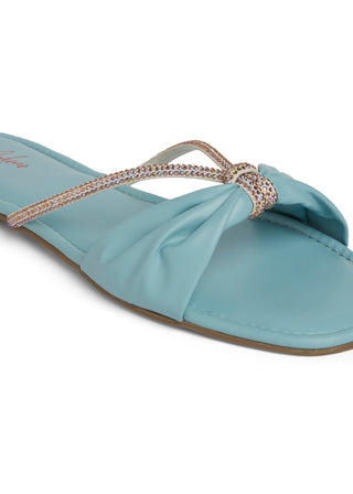 Sage Sky Blue Flats