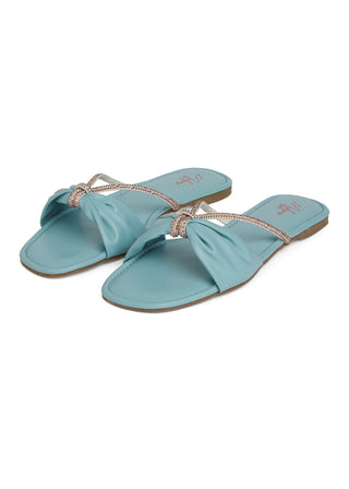 Sage Sky Blue Flats