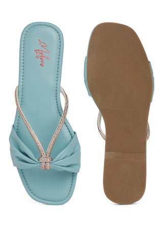 Sage Sky Blue Flats