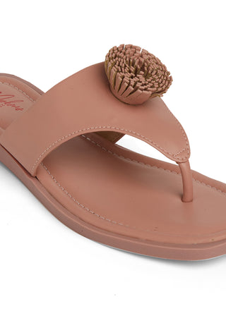 Stella Peach Flats