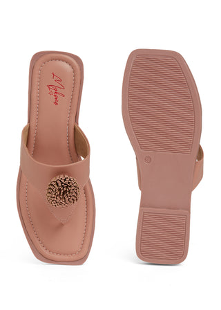 Stella Peach Flats