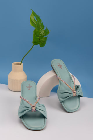 Sage Sky Blue Flats