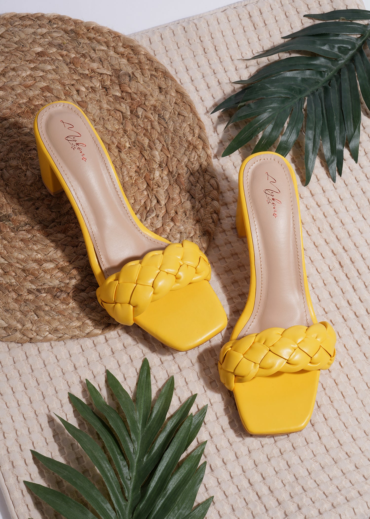 Buy Mustard Yellow Heeled Sandals for Women by Carlton London Online |  Ajio.com