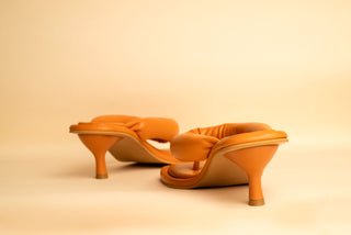 Poppy Orange Heels